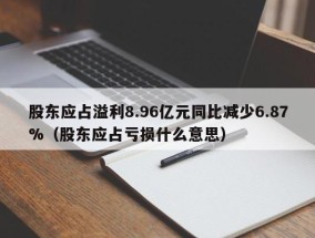 股东应占溢利8.96亿元同比减少6.87%（股东应占亏损什么意思）