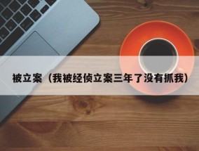 被立案（我被经侦立案三年了没有抓我）