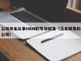 公司并未从事HBM的专项研发（没有研发的公司）